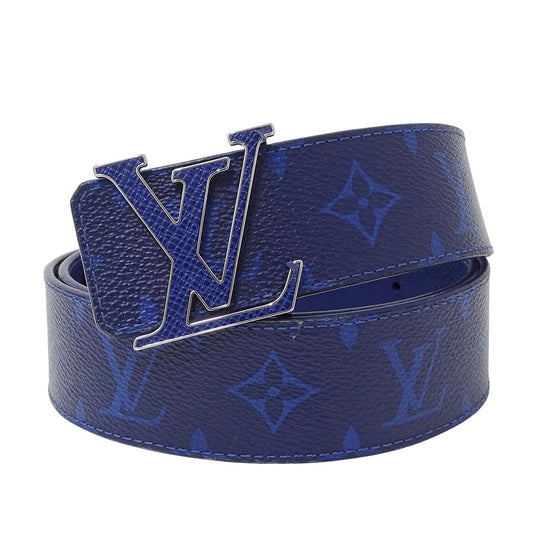 LOUIS VUITTON ルイ・ヴィトン ベルト･LV イニシャル 40MM リバーシブル ベルト タイガラマ ブルー M0159V タイガ メンズ 【中古】