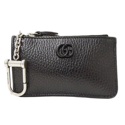GUCCI グッチ コインケース プチマーモント ブラック 701070 レザー レディース メンズ 【中古】