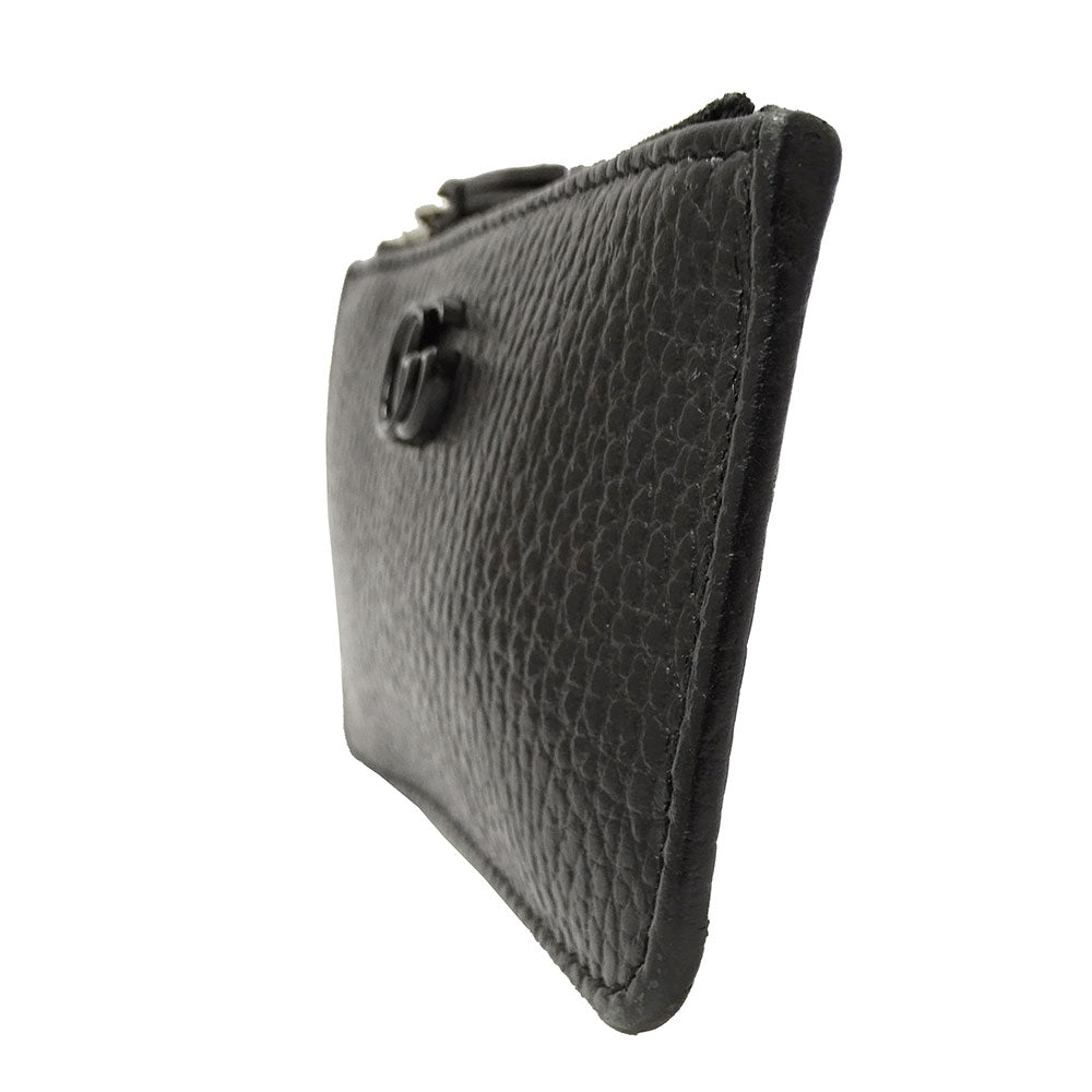 GUCCI グッチ コインケース プチマーモント ブラック 701070 レザー レディース メンズ 【中古】