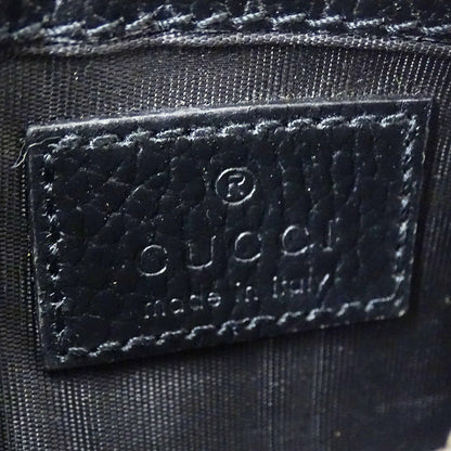 GUCCI グッチ コインケース プチマーモント ブラック 701070 レザー レディース メンズ 【中古】