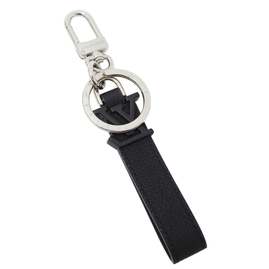 LOUIS VUITTON ルイ・ヴィトン キーホルダー･ドラゴンヌ アエログラム キーホルダー レザー ブラック メンズ M01194 【中古】