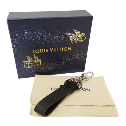LOUIS VUITTON ルイ・ヴィトン キーホルダー･ドラゴンヌ アエログラム キーホルダー レザー ブラック メンズ M01194 【中古】