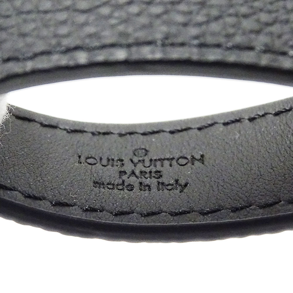 LOUIS VUITTON ルイ・ヴィトン キーホルダー･ドラゴンヌ アエログラム キーホルダー レザー ブラック メンズ M01194 【中古】