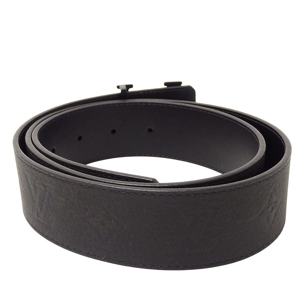 LOUIS VUITTON ルイ・ヴィトン サンチュール・LV イニシャル 40MM リバーシブル ベルト モノグラム ブラック M0424 メンズ 【中古】