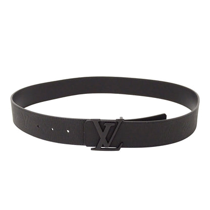 LOUIS VUITTON ルイ・ヴィトン サンチュール・LV イニシャル 40MM リバーシブル ベルト モノグラム ブラック M0424 メンズ 【中古】