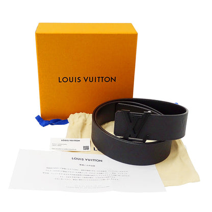 LOUIS VUITTON ルイ・ヴィトン サンチュール・LV イニシャル 40MM リバーシブル ベルト モノグラム ブラック M0424 メンズ 【中古】
