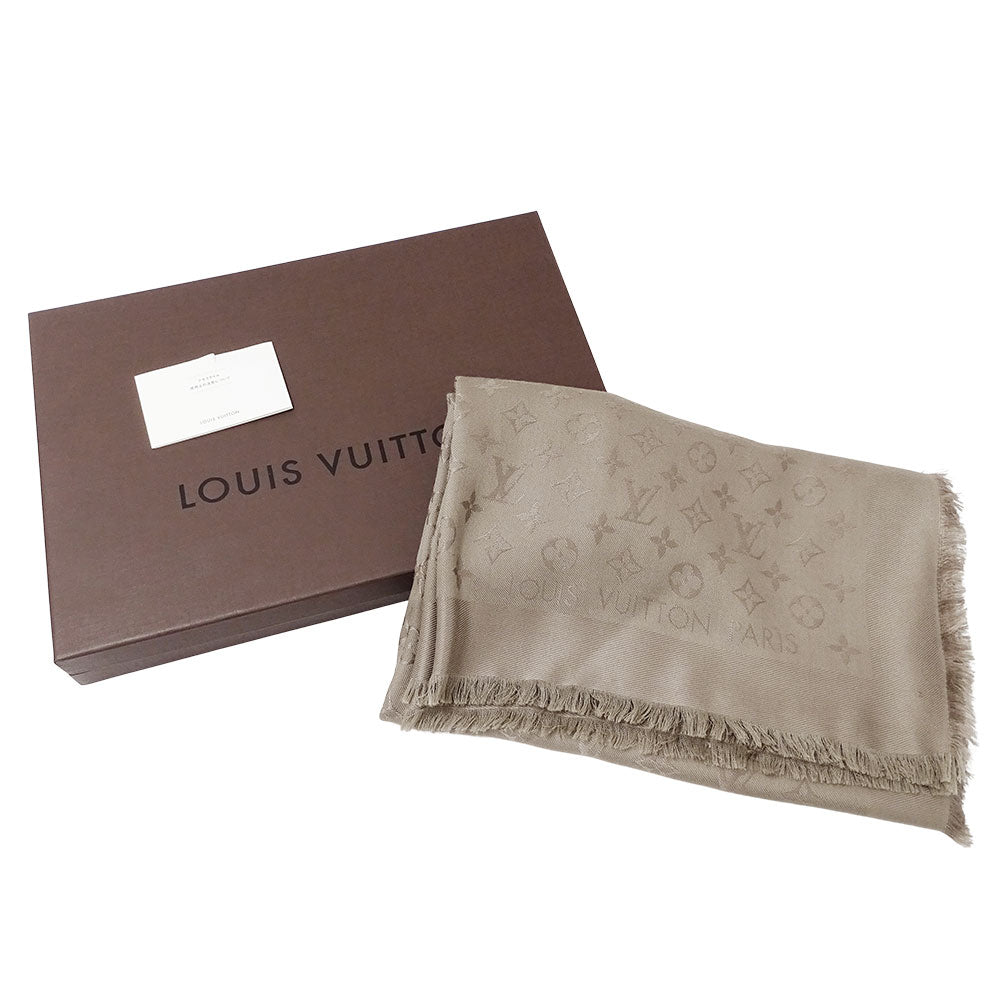 LOUIS VUITTON ルイ・ヴィトン ショール・モノグラム マフラー・ストール モノグラム ヴェローヌ M72238 シルク レディース 【中古】