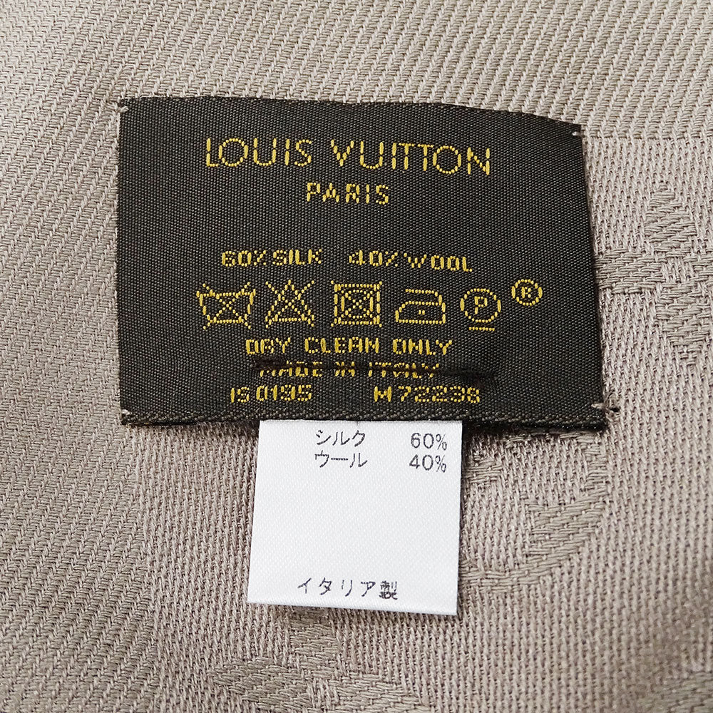 LOUIS VUITTON ルイ・ヴィトン ショール・モノグラム マフラー・ストール モノグラム ヴェローヌ M72238 シルク レディース 【中古】