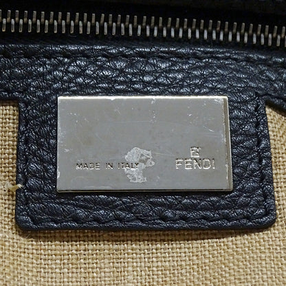 FENDI フェンディ トートバッグ ズッカ セレリア ミニリンダ グレー ネイビー 8BR547 キャンバス レディース 【中古】