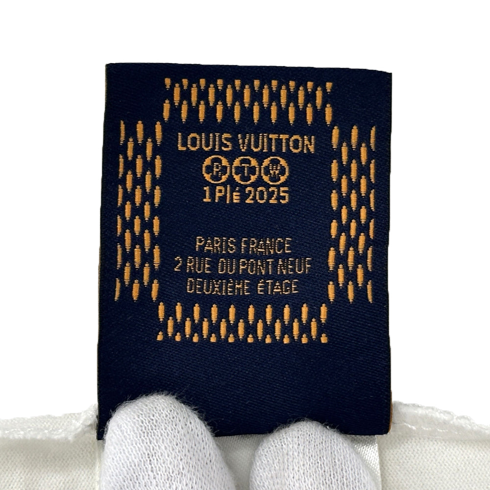 LOUIS VUITTON ルイ・ヴィトン 半袖Ｔシャツ ホワイト ブルー 1AHCWA コットン メンズ 【中古】