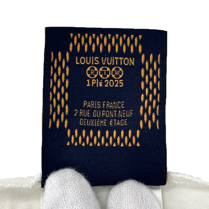 LOUIS VUITTON ルイ・ヴィトン 半袖Ｔシャツ ホワイト ブルー 1AHCWA コットン メンズ 【中古】