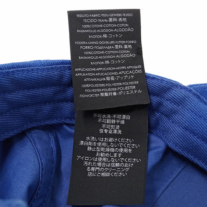 BALENCIAGA バレンシアガ キャップ ブルー コットン レディース メンズ 【中古】