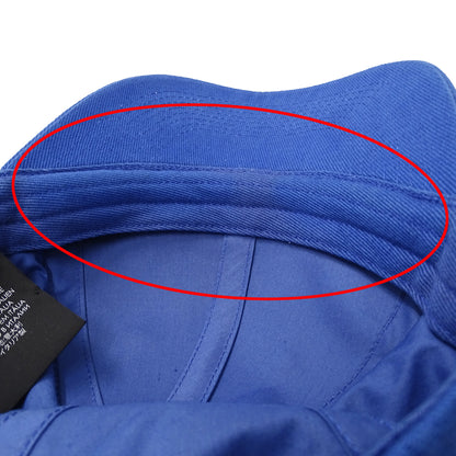 BALENCIAGA バレンシアガ キャップ ブルー コットン レディース メンズ 【中古】