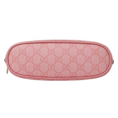GUCCI グッチ GGスプリーム スモールケース ポーチ ポーチ ピンク 625551 GGスプリームキャンバス レディース 【中古】