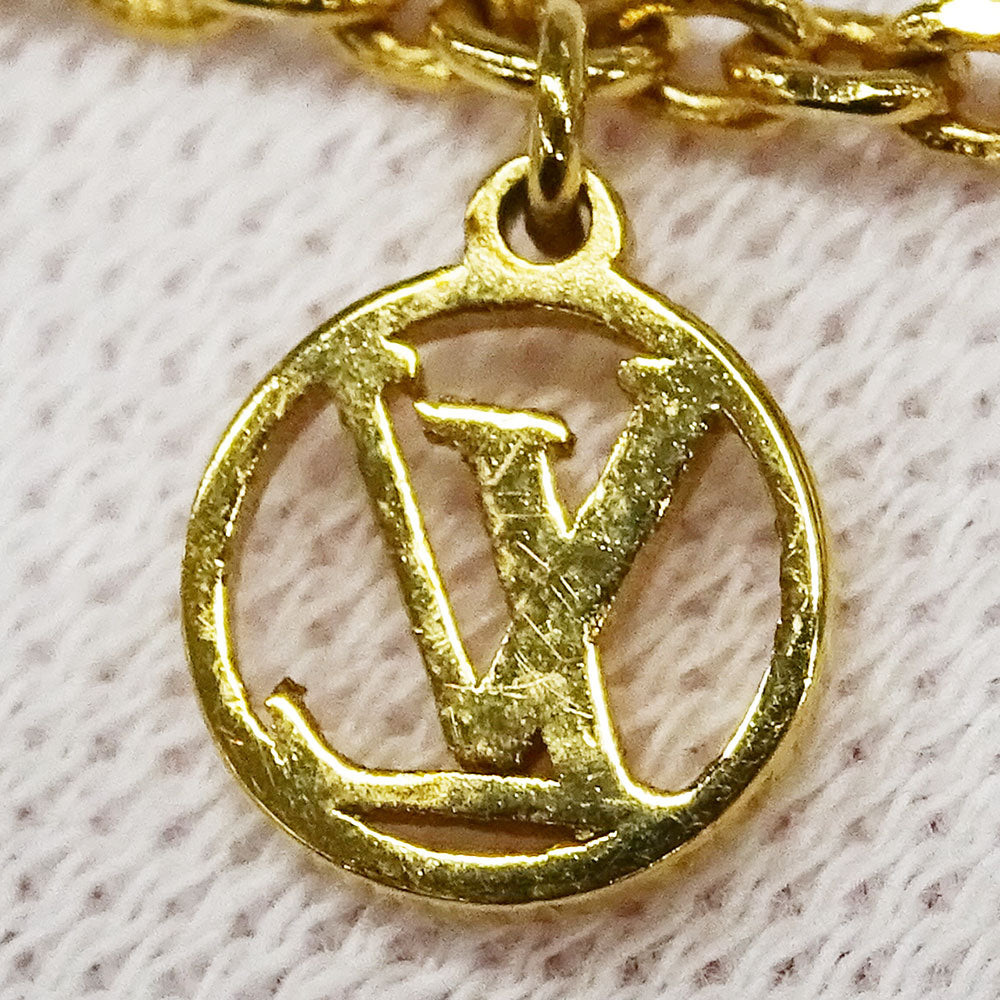 LOUIS VUITTON ルイ・ヴィトン ブラスレ・ブルーミング ブレスレット GP ゴールド レディース M64858 【中古】