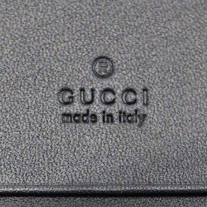 GUCCI グッチ 二つ折り財布 クイーンマーガレット ブラック ホワイト 476072 レザー レディース 【中古】