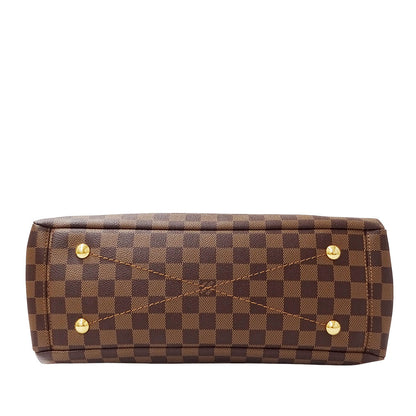LOUIS VUITTON ルイ・ヴィトン リミントン 2wayバッグ ダミエ エベヌ ブラウン N40023 ダミエキャンバス レディース 【中古】