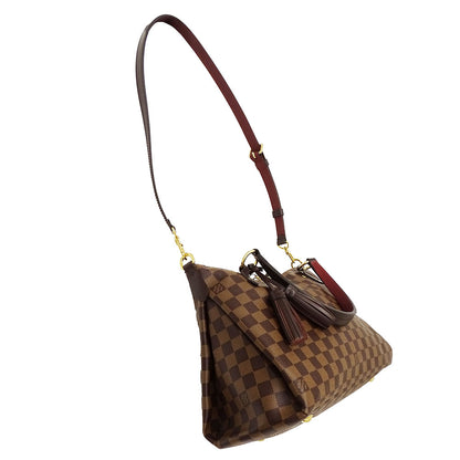 LOUIS VUITTON ルイ・ヴィトン リミントン 2wayバッグ ダミエ エベヌ ブラウン N40023 ダミエキャンバス レディース 【中古】