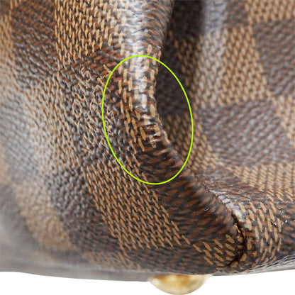 LOUIS VUITTON ルイ・ヴィトン リミントン 2wayバッグ ダミエ エベヌ ブラウン N40023 ダミエキャンバス レディース 【中古】