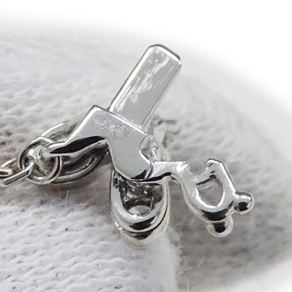 Van Cleef & Arpels ヴァンクリーフ＆アーペル ソクラテス 3フラワー ネックレス 750WG ホワイトゴールド ダイヤモンド レディース 磨き済み 【中古】