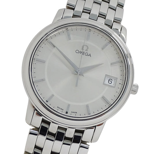 OMEGA オメガ デビル プレステージ 4510.31 メンズ 腕時計 デイト クオーツ QZ ステンレス SS 磨き済み【中古】