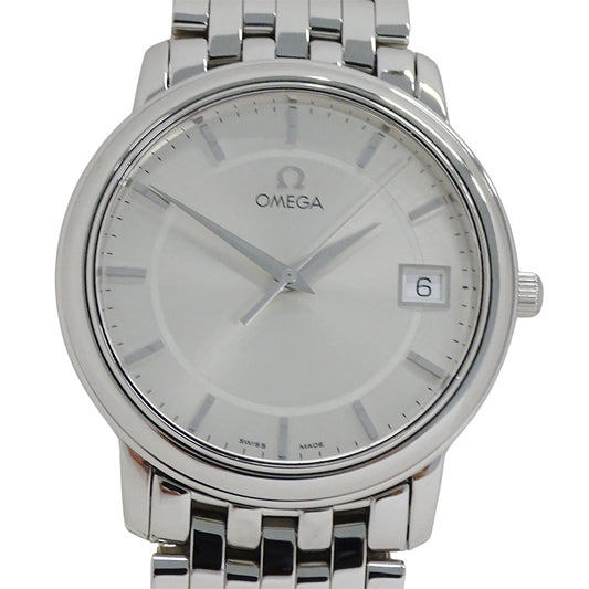 OMEGA オメガ デビル プレステージ 4510.31 メンズ 腕時計 デイト クオーツ QZ ステンレス SS 磨き済み【中古】