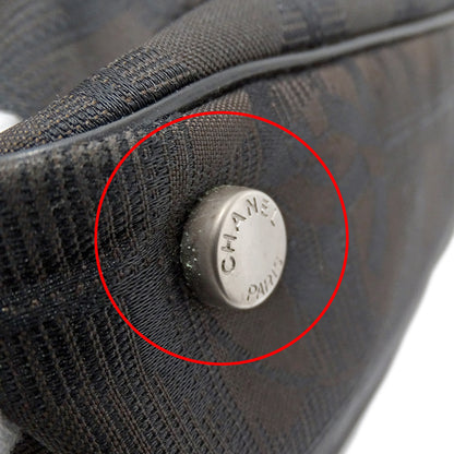CHANEL シャネル トートバッグ ニュートラベル トートMM ダークブラウン ナイロン レディース 【中古】