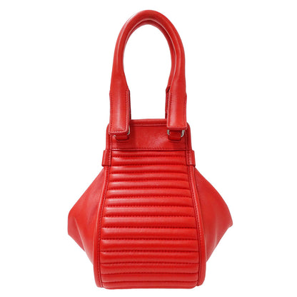 DIESEL ディーゼル D-Vina-RR S 2wayバッグ レッド レザー レディース 【中古】