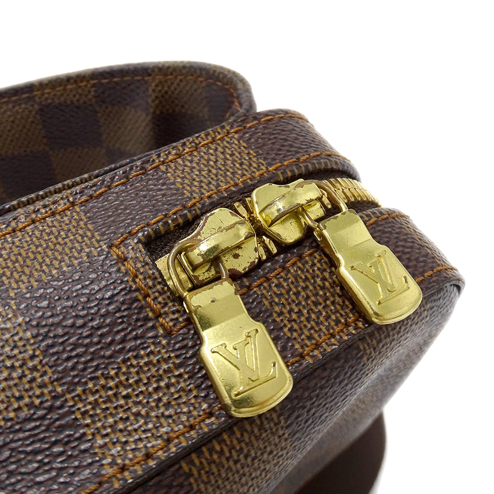 LOUIS VUITTON ルイ・ヴィトン ジェロニモス ボディ・ウエストバッグ ダミエ ダミエエベヌ N51994 ダミエキャンバス メンズ 【中古】