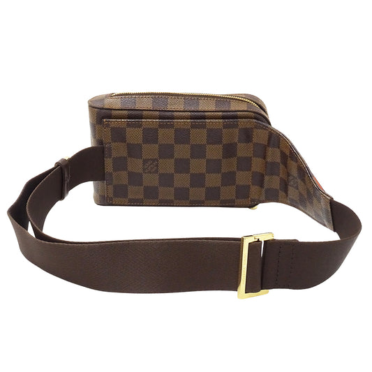LOUIS VUITTON ルイ・ヴィトン ジェロニモス ボディ・ウエストバッグ ダミエ ダミエエベヌ N51994 ダミエキャンバス メンズ 【中古】