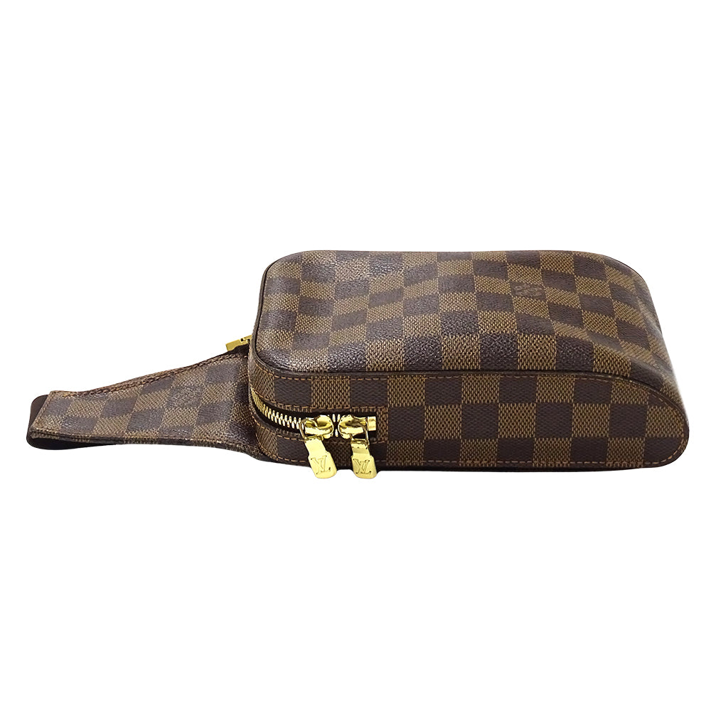 LOUIS VUITTON ルイ・ヴィトン ジェロニモス ボディ・ウエストバッグ ダミエ ダミエエベヌ N51994 ダミエキャンバス メンズ 【中古】