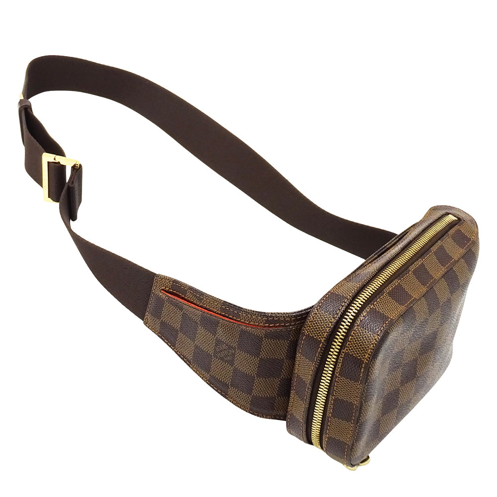 LOUIS VUITTON ルイ・ヴィトン ジェロニモス ボディ・ウエストバッグ ダミエ ダミエエベヌ N51994 ダミエキャンバス メンズ 【中古】