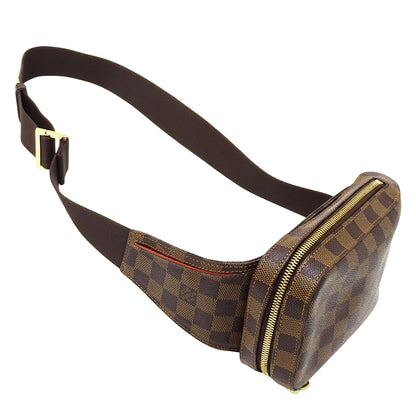 LOUIS VUITTON ルイ・ヴィトン ジェロニモス ボディ・ウエストバッグ ダミエ ダミエエベヌ N51994 ダミエキャンバス メンズ 【中古】