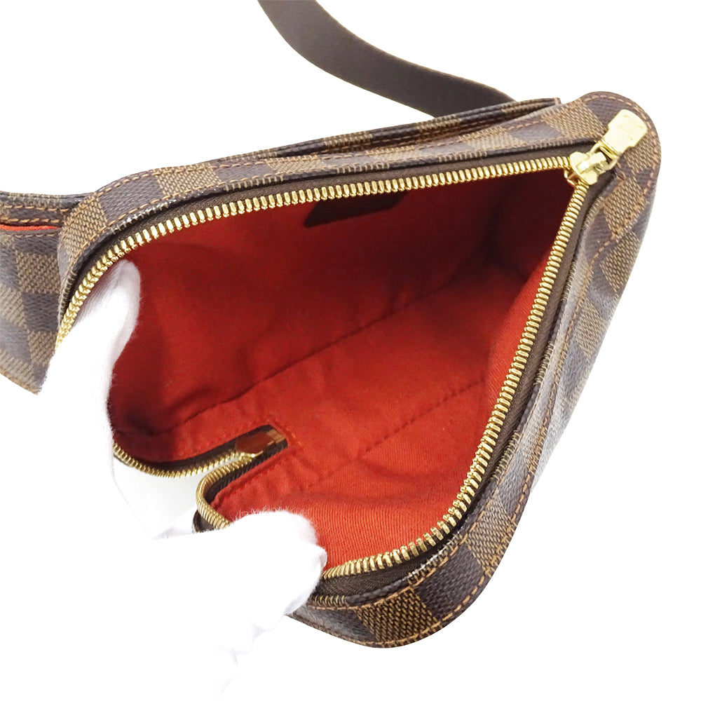 LOUIS VUITTON ルイ・ヴィトン ジェロニモス ボディ・ウエストバッグ ダミエ ダミエエベヌ N51994 ダミエキャンバス メンズ 【中古】