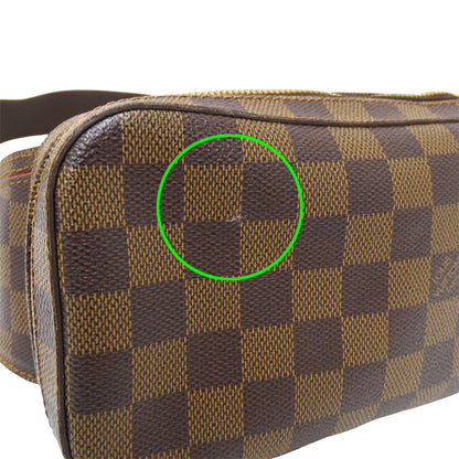 LOUIS VUITTON ルイ・ヴィトン ジェロニモス ボディ・ウエストバッグ ダミエ ダミエエベヌ N51994 ダミエキャンバス メンズ 【中古】