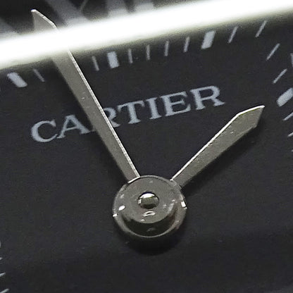 Cartier カルティエ タンクフランセーズ SM W51026Q3 レディース 腕時計 アジア限定 クオーツ QZ ステンレス SS ブラック 磨き済み 【中古】