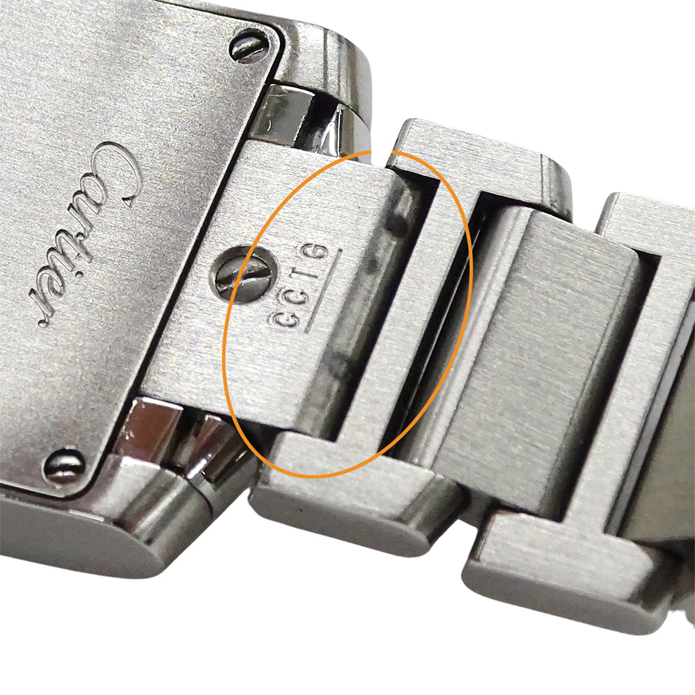 Cartier カルティエ タンクフランセーズ SM W51026Q3 レディース 腕時計 アジア限定 クオーツ QZ ステンレス SS ブラック 磨き済み 【中古】