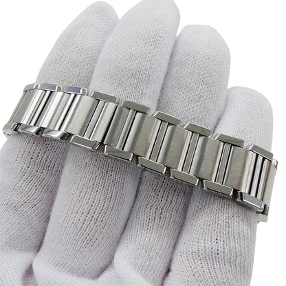 Cartier カルティエ タンクフランセーズ SM W51026Q3 レディース 腕時計 アジア限定 クオーツ QZ ステンレス SS ブラック 磨き済み 【中古】