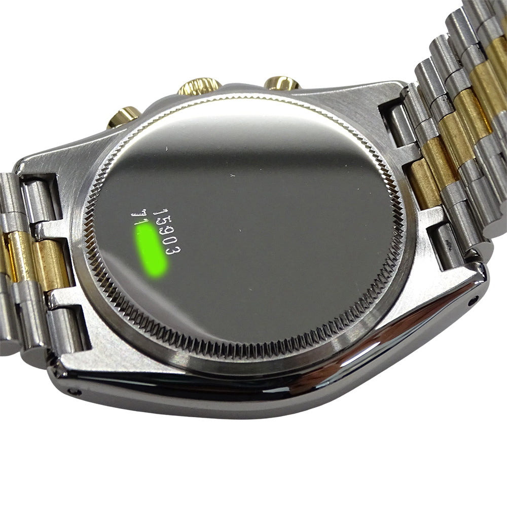 TUDOR チューダー モナーク クロノグラフ 15903 メンズ 腕時計 クオーツ QZ ステンレス SS コンビ 磨き済み 【中古】