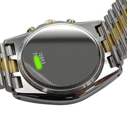 TUDOR チューダー モナーク クロノグラフ 15903 メンズ 腕時計 クオーツ QZ ステンレス SS コンビ 磨き済み 【中古】