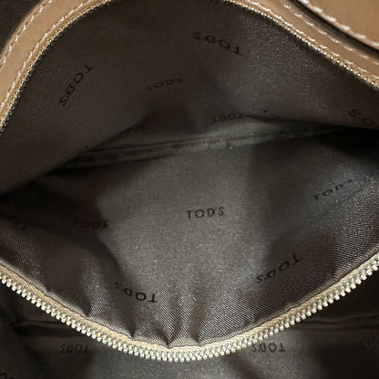 TOD’S トッズ 2wayバッグ ベージュ レザー レディース 【中古】
