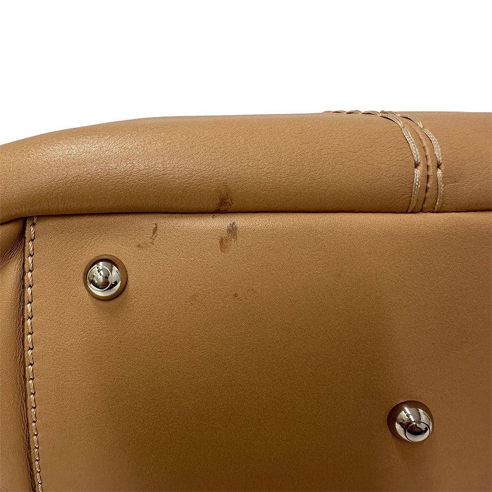 TOD’S トッズ 2wayバッグ ベージュ レザー レディース 【中古】