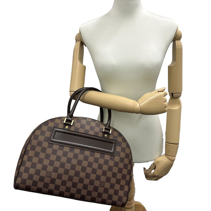 LOUIS VUITTON ルイ・ヴィトン ノリータ ハンドバッグ ダミエ エベヌ N41455 ダミエキャンバス レディース メンズ 【中古】