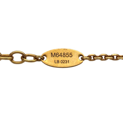 LOUIS VUITTON ルイ・ヴィトン LV コリエ ブルーミング ネックレス GP ゴールド レディース M64855 【中古】