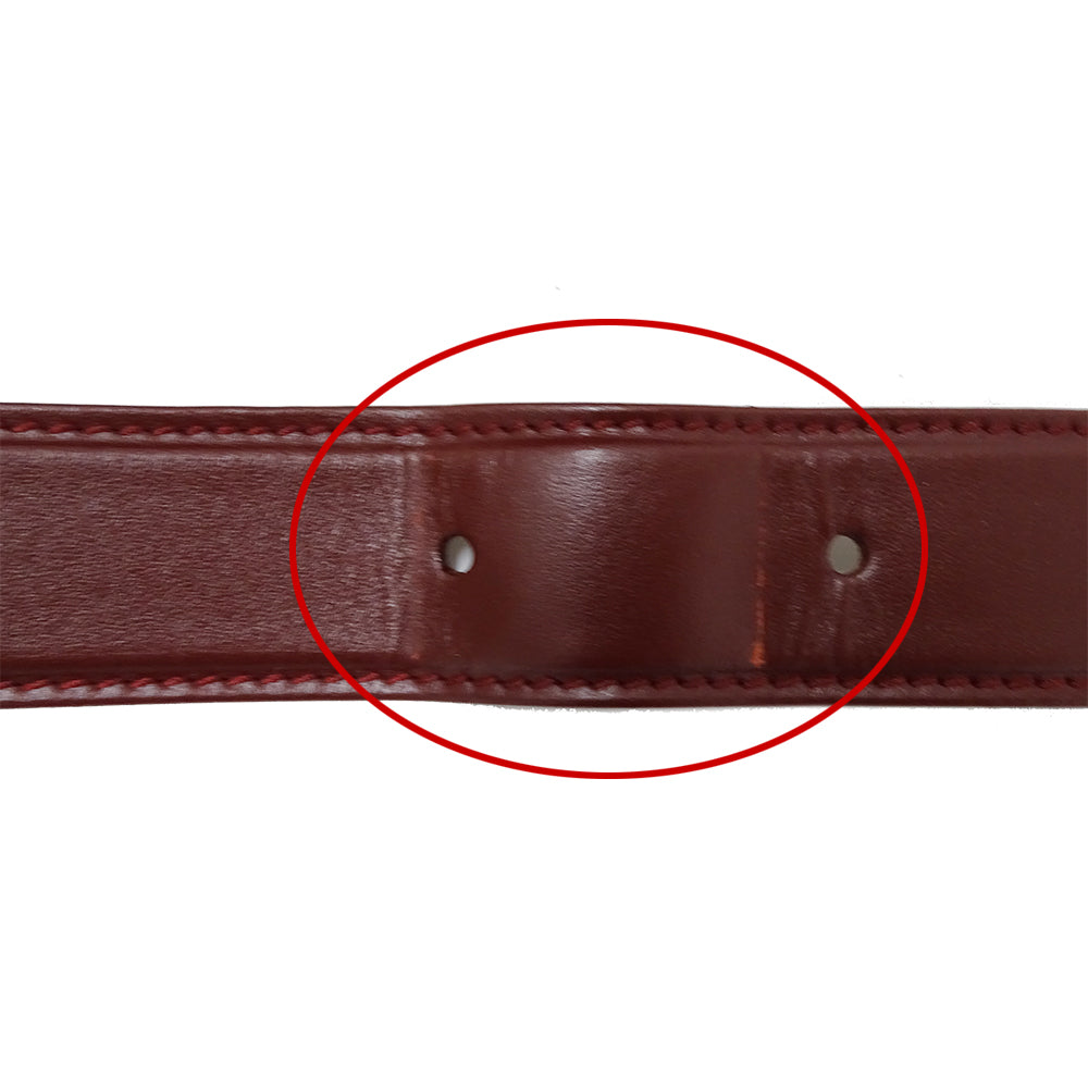 Cartier カルティエ ショルダーバッグ マスト ボルドー レザー レディース 【中古】