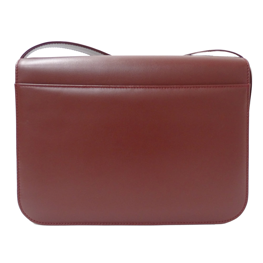 Cartier カルティエ ショルダーバッグ マスト ボルドー レザー レディース 【中古】