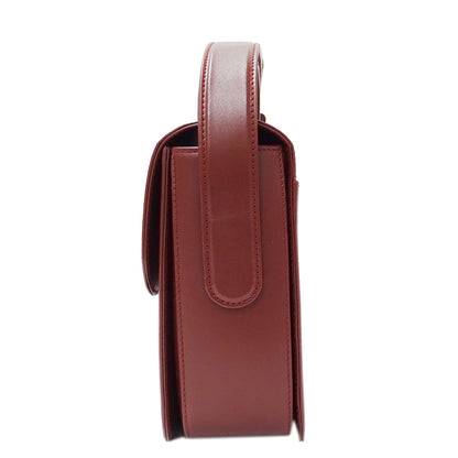 Cartier カルティエ ショルダーバッグ マスト ボルドー レザー レディース 【中古】