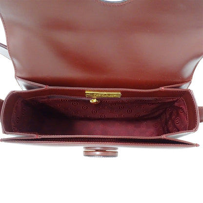 Cartier カルティエ ショルダーバッグ マスト ボルドー レザー レディース 【中古】