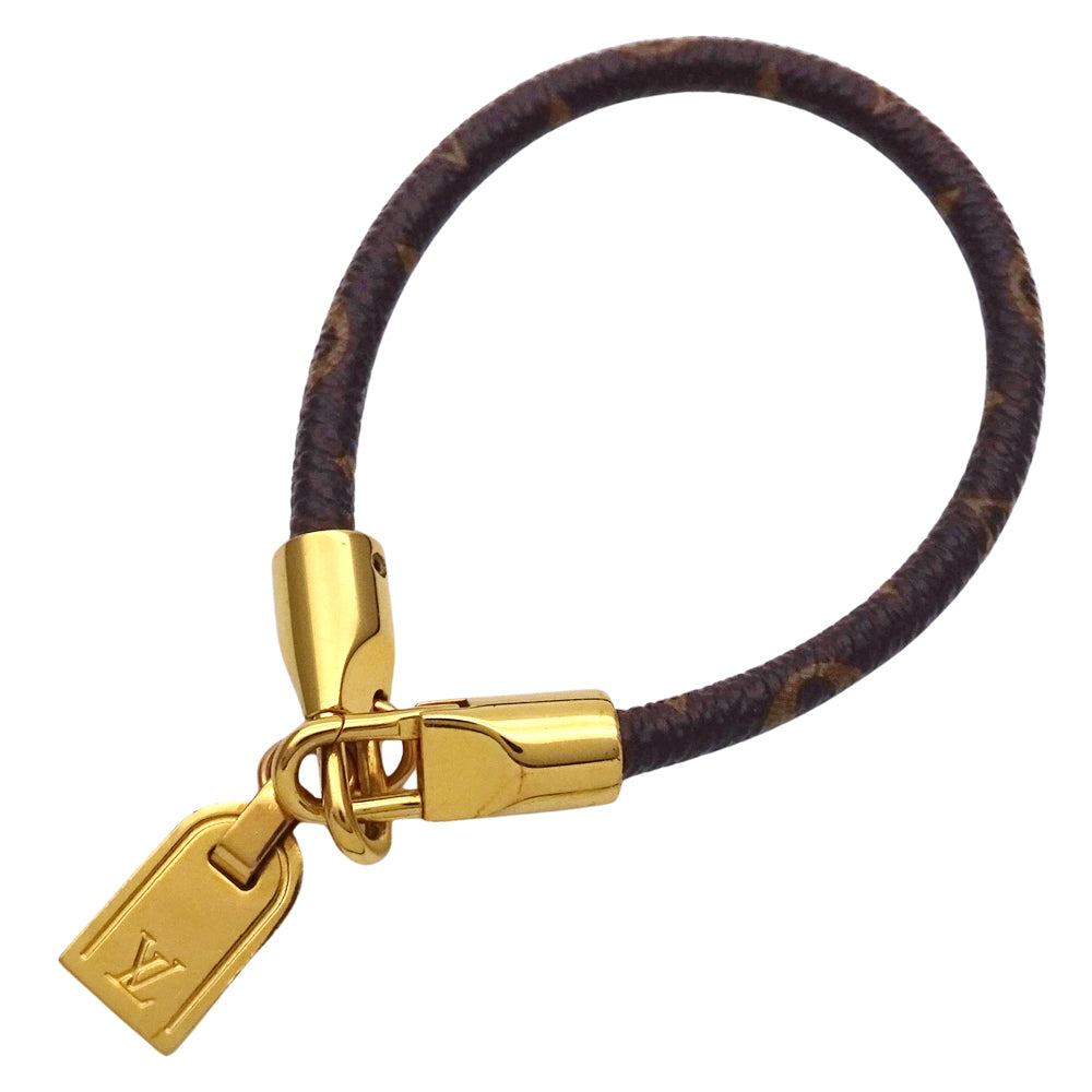 LOUIS VUITTON ルイ・ヴィトン ブラスレ・ラックイット ブレスレット モノグラム ブラウン ゴールド レディース M6605E 【中古】