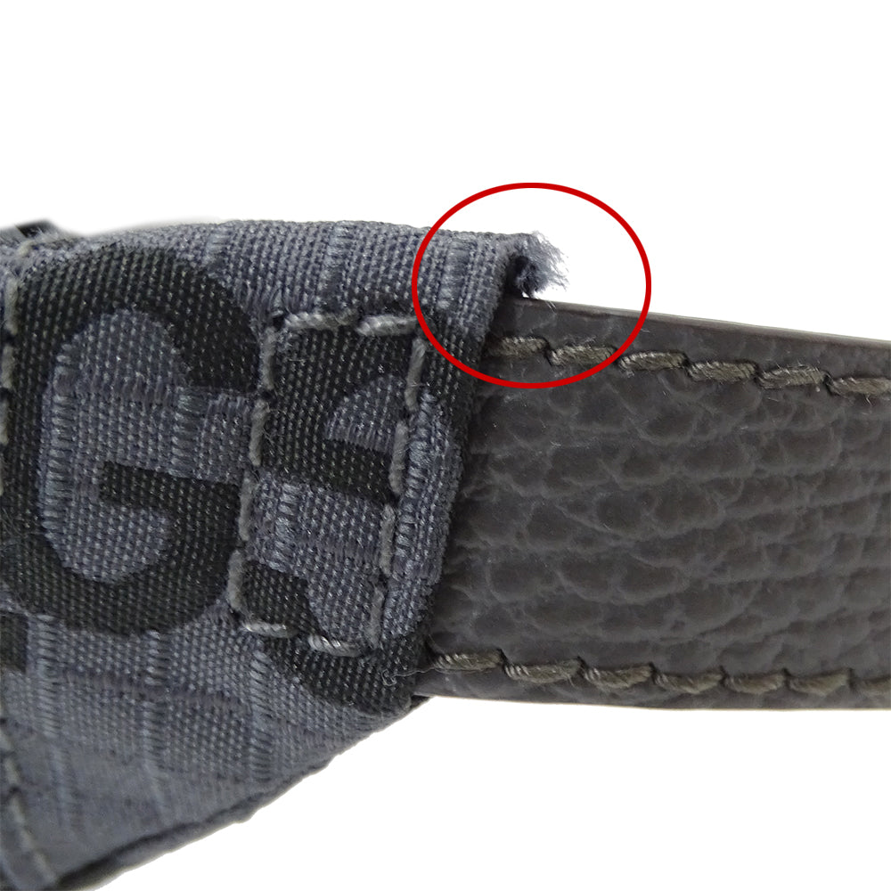 GUCCI グッチ ボディ・ウエストバッグ ブラック 黒 767934 ナイロン メンズ 【中古】